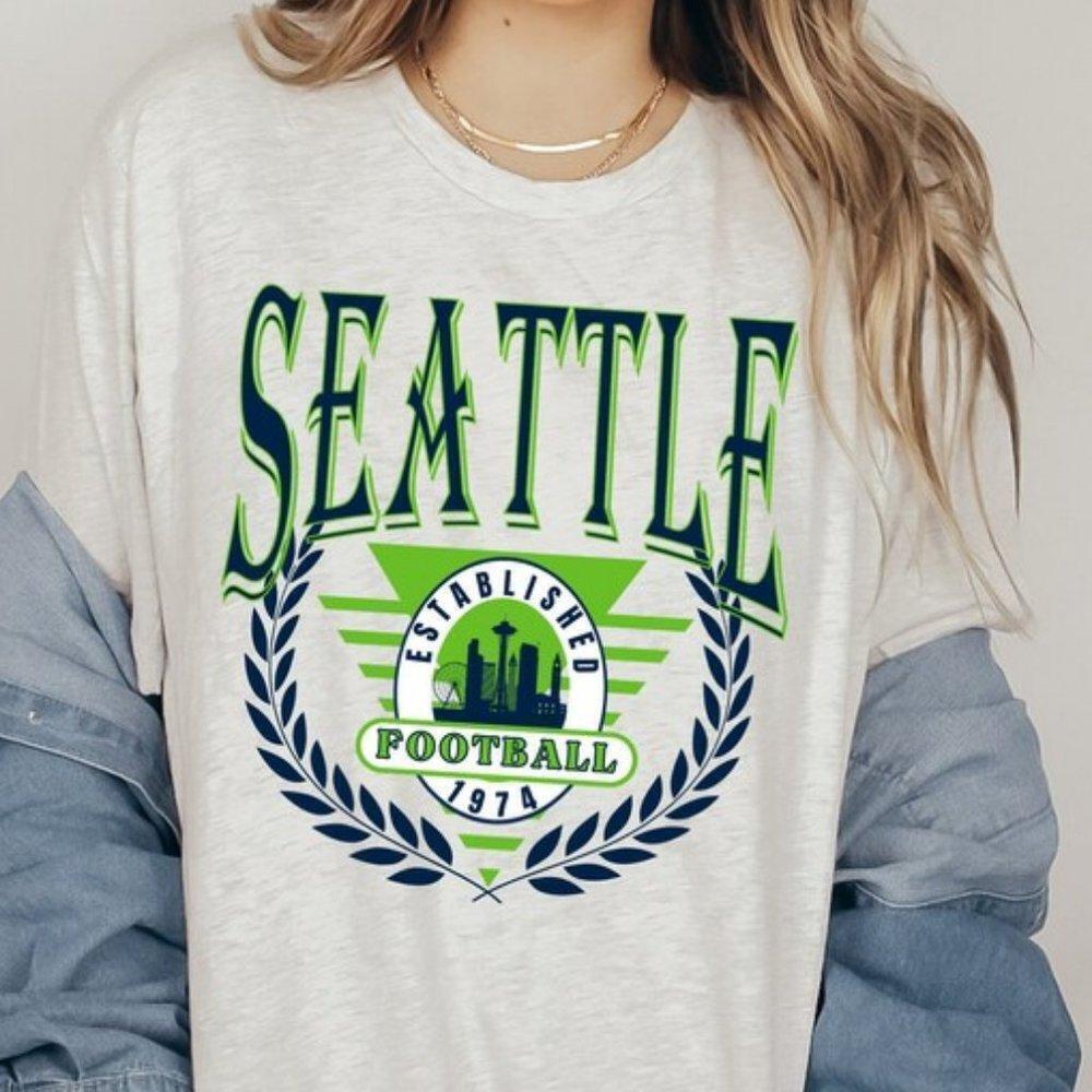 Seattle Football Retro Washington Fan Vintage Style Unisex T-Shirt